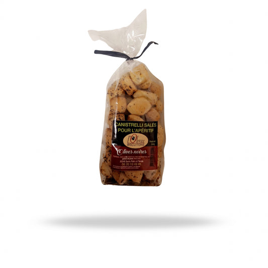 Canistrelli salés - Olives noires